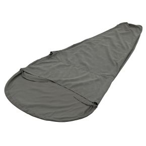 Mummy Sleeping Bag Liner MicroFiber Grey 86x32 By Alps Mountaineering